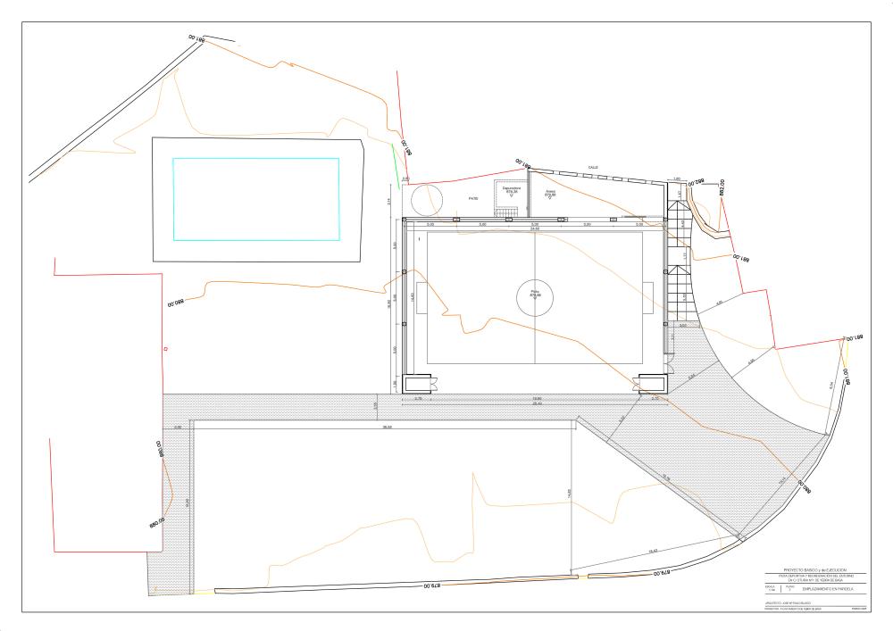Imagen Propuestas equipamiento zona deportiva Yebra