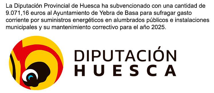 Imagen Subvención D.P. Huesca.- Suministros energéticos y mantenimiento correctivo